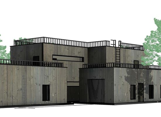 Проект 2-этажного жилого дома