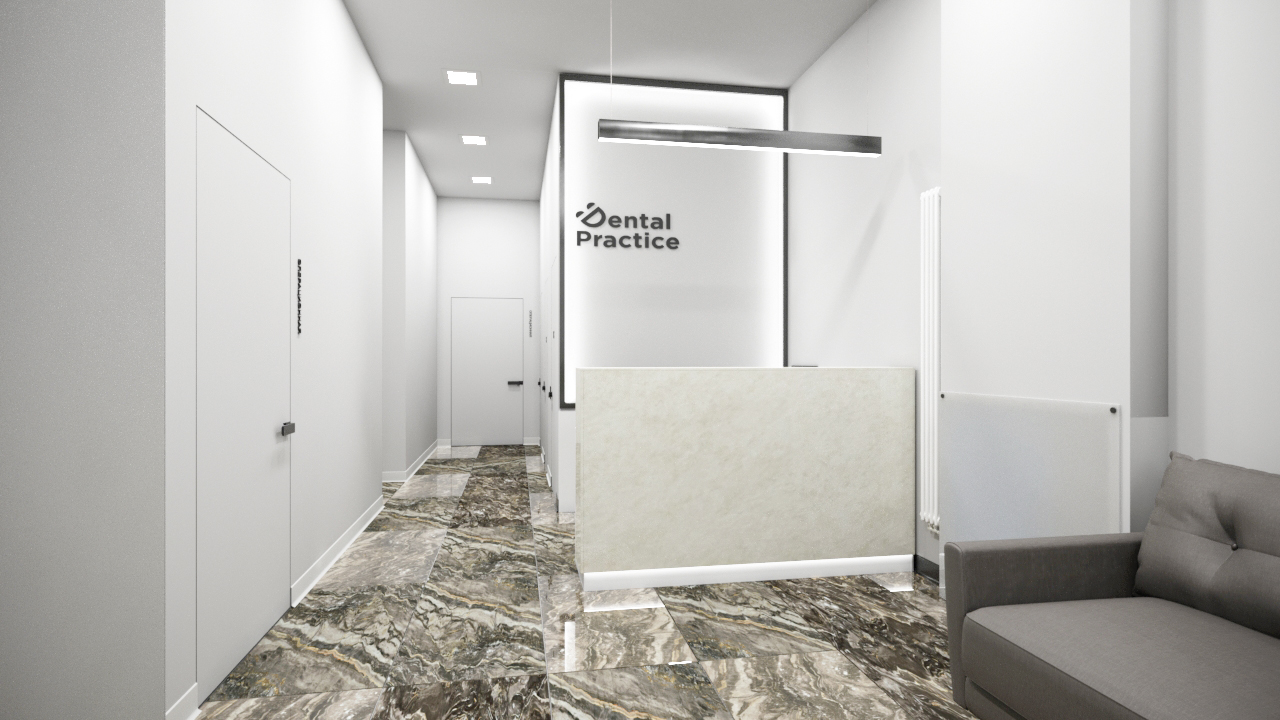 Дизайн интерьера клиники DENTAL PRACTICE